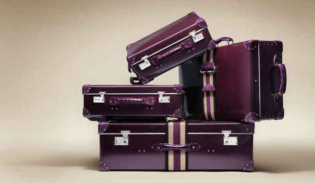 <strong>Asprey｜アスプレイ</strong>　グローブトロッター社の手により、特別なトランクケースがつくられた。ディテールまですべてアスプレイ仕様。