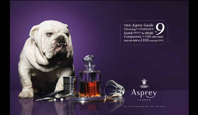 <strong>Asprey｜アスプレイ</strong>　ユーモアで斬新なイメージビジュアル。ブルース・ホックシーマ氏がディレクションした。
