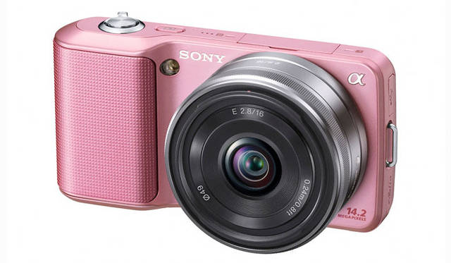 <strong>Sony｜ソニー</strong>　レンズ交換式デジタル一眼カメラ 「NEX-3」 （ピンク）