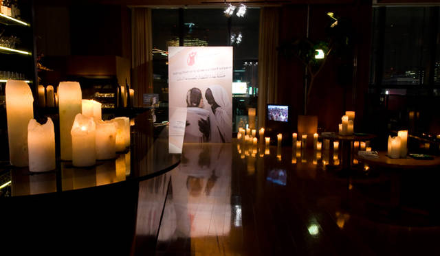 <strong>BVLGARI｜ブルガリ　Save The Children Event 2010</strong>　Candle JUNE氏による、幻想的なインスタレーション。