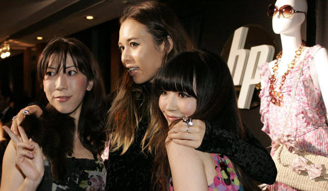 「スーパーファッションブロガーアワード」グランプリ会場にて。