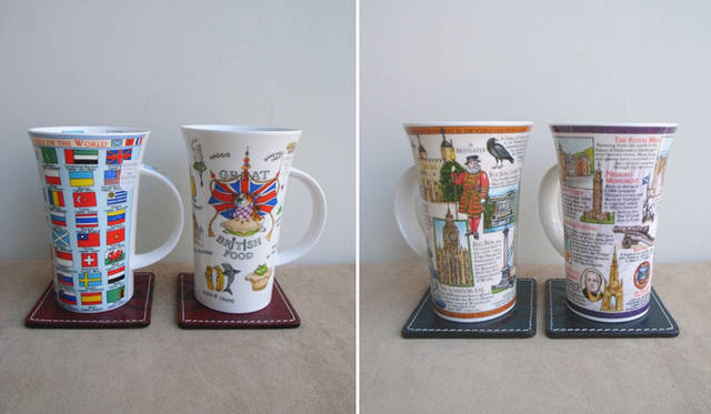 <strong>GLENROYAL＋DUNOON｜グレンロイヤル＋ダヌーン </strong>　500ml入るダヌーンのマグカップは全部で12種類。