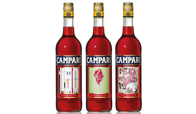 <strong>CAMPARI｜カンパリ</strong>　カンパリカレンダー2011　カンパリ誕生150周年記念ラベルボトル　サントリーオンラインショップ「E-liquor（http://e-liquor.suntory.co.jp/）」で発売中