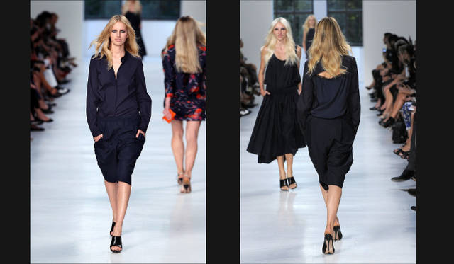 <strong>萩原輝美×「ヌメロ ヴェントゥーノ」アレッサンドロ デラクア　スペシャル対談</strong>　「ヌメロ ヴェントゥーノ」2011年春夏コレクションより。