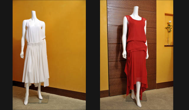 <strong>萩原輝美×「ヌメロ ヴェントゥーノ」アレッサンドロ デラクア　スペシャル対談</strong>　「ヌメロ ヴェントゥーノ」2011年春夏コレクションより。