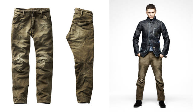 <strong>G-Star RAW×BEAUTY & YOUTH UNITED ARROWS｜ジースター ロゥ×ビューティ＆ユース ユナイテッドアローズ</strong>　Duckman-Wild Olive　1万7850円（G-Star International）