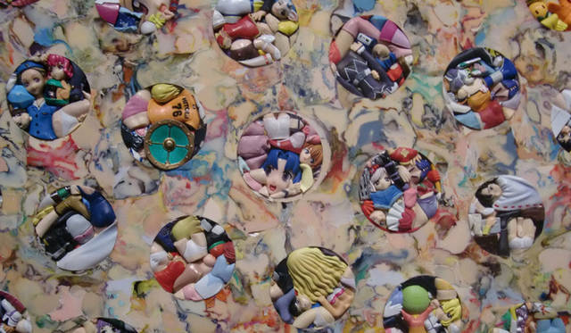 <strong>マシュー的、「Art Basel Miami 2010」レポート</strong>　「THREE」 の作品のディテール。