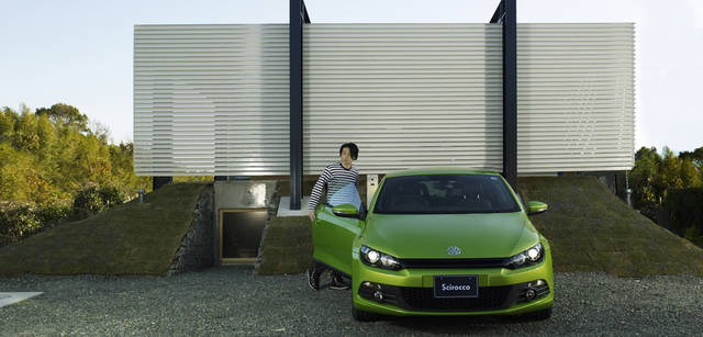 <strong>Scirocco｜シロッコ</strong> 　最新作の「浜松の家」は、半地下と半2階で構成。