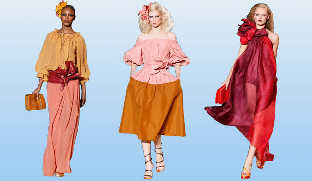 <strong>萩原輝美×島津由行　トレンド対談</strong>  MARC JACOBS｜マーク ジェイコブス　2011年春夏コレクションより。