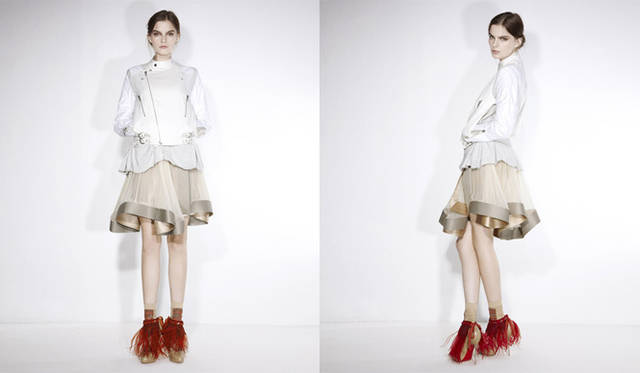 <strong>SACAI｜サカイ</strong>　2011年春夏コレクションより。