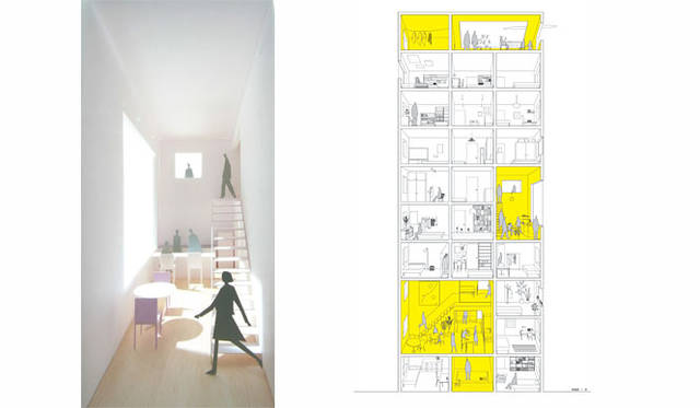 <strong>特集｜OPENERS的ニッポンの女性建築家　成瀬友梨</strong>　「集まって住む、を考えなおす」（2010年）　Photo by Naruse Inokuma Architects 