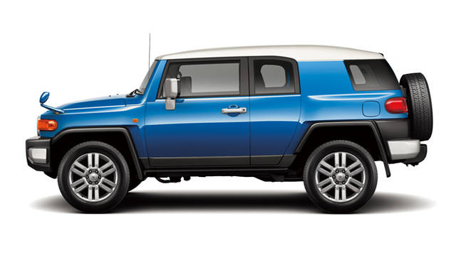 <strong>TOYOTA FJ CRUISER｜トヨタ FJクルーザー</strong>　ボディカラー (ツートーン ブルー)