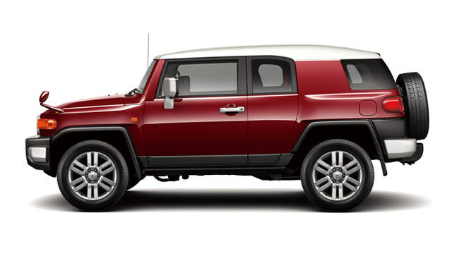 <strong>TOYOTA FJ CRUISER｜トヨタ FJクルーザー</strong>　ボディカラー (ツートーン ブリックレッドメタリック)