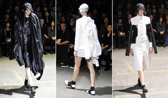 <strong>COMME des GARÇONS｜コム デ ギャルソン</strong> 2011年春夏コレクションより。
