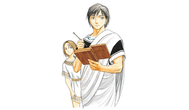 マンガ部門　大賞｜「ヒストリエ」（ストーリーマンガ） 岩明 均<br />舞台は紀元前。異民族スキタイの出身であることを知らず、都市国家カルディアで育ったエウメネスは、ある日養父を殺され、奴隷の身分に落とされてしまう。それが、彼の長い旅のはじまりだった……。のちにアレキサンダー大王の書記官となるエウメネスの、波乱に満ちた生涯を描く歴史大作。『寄生獣』で世を震撼させた岩明均が、マンガ家デビュー以前からあたためていた物語。　©岩明 均／講談社