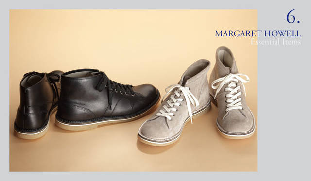 <strong>MARGARET HOWELL｜マーガレット・ハウエル</strong>　モンキーブーツ 各3万450円（MHL.）