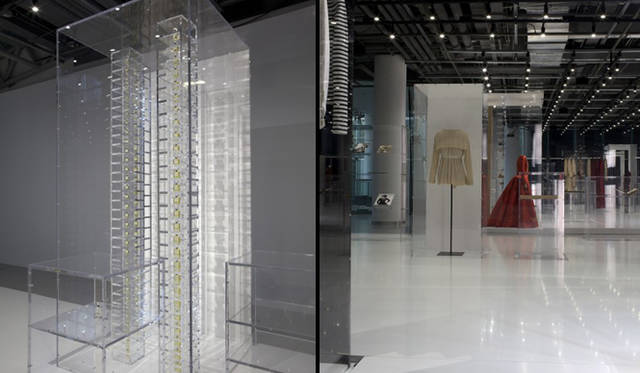 <strong>CHANEL｜シャネル　“CULTURE CHANEL”展</strong> 展示のようす。左／抽象（ABSTRACTION）、右／自由（LIBERTY）、幻想（IMAGINARY）©CHANEL