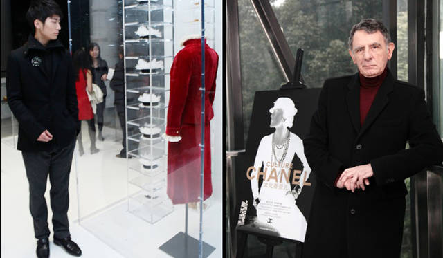<strong>CHANEL｜シャネル　“CULTURE CHANEL”展</strong> 左／俳優のShawn Dou、右／ジャン-ルイ フロマン氏。©CHANEL