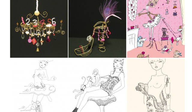 上／イラストレーター　<strong>yasuyo</strong>　京都精華大学卒業。現代版画ビエンナーレ、ニューヨークプリントアートビエンナーレ入選。「ワイヤーでつくるキュート・ワールド」を出版。主な仕事は、ファッション雑誌（VOGUE、anan）や広告（三井不動産、そごう西武）書籍など。<br />下／イラストレーター　<strong>須川 まきこ｜SUGAWA　Makiko</strong>　国内外の個展や企画展に多数参加。著書は作品集「lace Queen」、絵本「ニーとメメ」を発表。2011年ロ－マで個展予定。