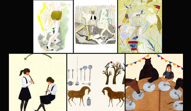 上／イラストレーター　<strong>大山 奈歩｜OYAMA　Nao</strong>　1977年東京生まれ、横浜育ち。出版社勤務を経て、セツモードセミナーで絵を学ぶ。2005年よりイラストレーターとして活動中。<br />下／イラストレーター　<strong>西 淑｜NISHI  Shuku</strong>　1983年、福岡県生まれ。鳥取大学卒業。ファッション誌、生活誌、文芸誌、挿画、装丁画などを手がける。関西、関東を中心に展示多数。