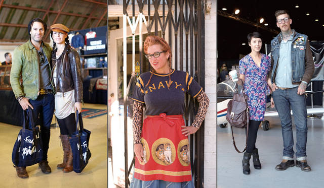 <strong>田中凜太郎</strong>｜古着イベント「インスピレーション 2011」開催　親愛なるフリーダムへッズの皆さま、そして中央は今回のスペシャルゲスト Kathleen Schaaf (Meow)さん。