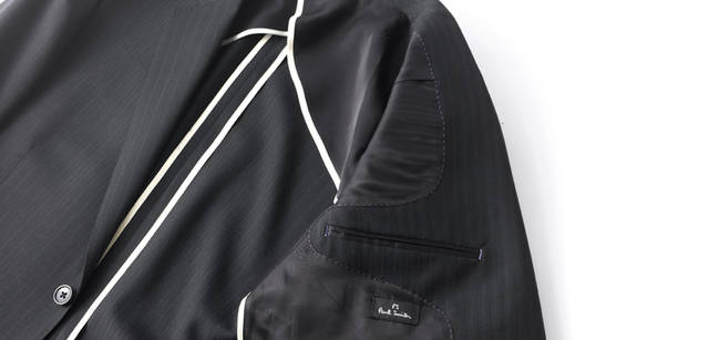 <strong>Paul Smith｜ポール・スミス</strong> 　PS ポール・スミス 　内側はお台場仕上げとパイピングのコンビネーション。