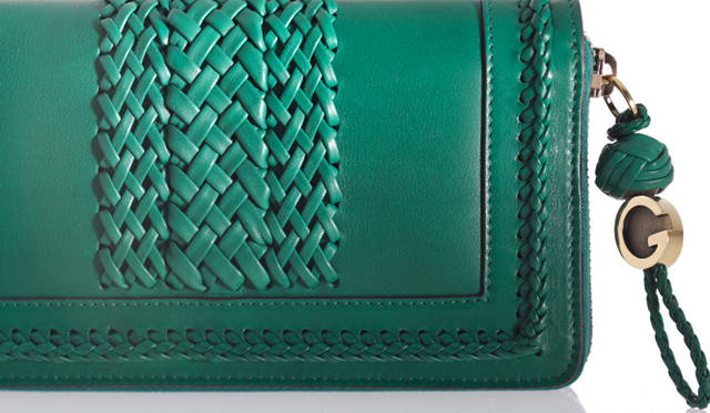 <strong>GUCCI｜グッチ</strong> ウォレット[W19×H10cm]（グリーン） 11万7600円（グッチ／グッチ ジャパン カスタマーサービス）