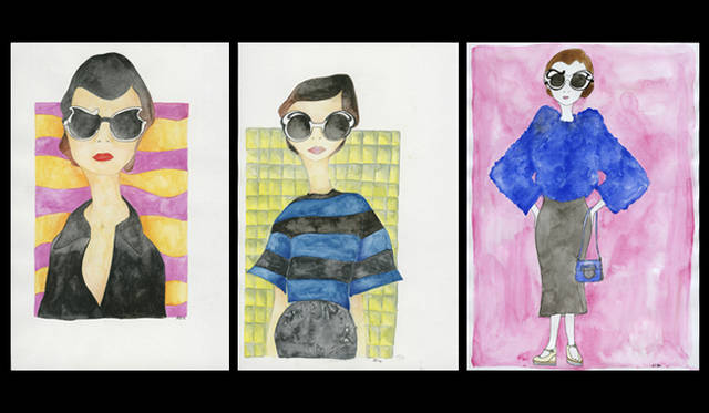 <strong>PRADA｜プラダ</strong> Andrea Tarella（アンドレア・タレラ）のイラストレーション。