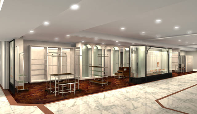 <strong>UNITED ARROWS｜ユナイテッドアローズ</strong>　2月23日にオープンする、『ユナイテッドアローズ 大丸神戸 ウィメンズストア』。コンパクトながらも、高級感のある内装とすっきりと見やすい店内。ゆったりとした気持ちでショッピングが楽しめそう。