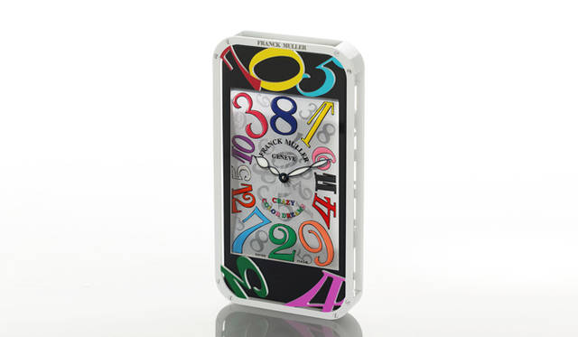 <strong>フランク・ミュラー｜Franck Muller｜iPhone 4ケース</strong>　カラードリーム・ホワイトベースモデル（CDW） ©FRANCK MULLER JAPAN