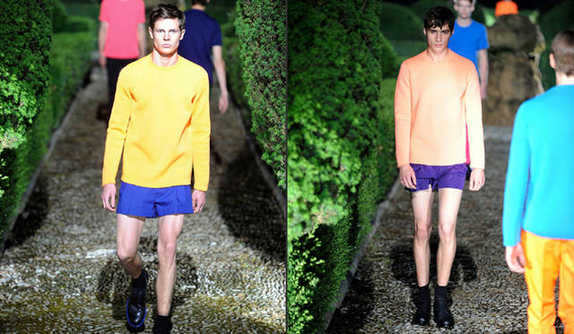 <strong>JIL SANDER｜ジル・サンダー</strong>　数多くのショーツスタイルが登場した、ジル・サンダーの2011S/Sコレクション。源馬さんいわく、「膝上15センチくらいがいいですね」。