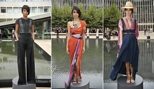 <strong>CATHERINE MALANDRINO｜キャサリン・マランドリーノのNEW YORK通信 vol.02</strong>　2011年春夏コレクションより。南フランスの町、ヴァロリスで活躍する陶芸家、ロジェ・カプロンのクリエイティブな作品にインスパイアされた。