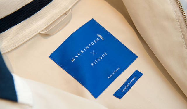 <strong>TOMORROWLAND｜トゥモローランド</strong>　「MACKINTOSH」×「KITSUNÉ」ドッグイヤーブルゾン　9万9750円（トゥモローランド）