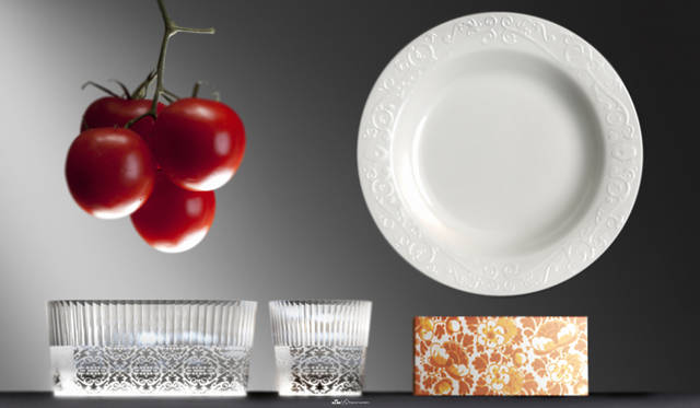 <strong>KLM｜ヨーロッパ線ビジネスクラスを刷新！</strong>　テーブルウェアは世界的インテリアデザイナーのマルセル・ワンダースが手がけた。