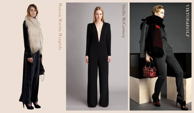 <strong>2011年秋冬プレコレクション Chapter.01｜ボリュームバランスでみせるニューリラックススタイル</strong><br />左から Maison Martin Margiela（メゾン マルタン マルジェラ）、Stella McCartney（ステラマッカートニー）、VIKTOR＆ROLF（ヴィクター＆ロルフ）