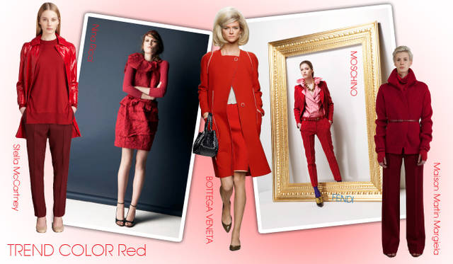 <strong>Chapter.03｜1点投入でシーズン感を演出！　トレンドカラー＆パターン</strong><br />ビビットなカラーが溢れた今季、そのなかでもとくに抑えておきたいキーカラーをピックアップ！　左からStella McCartney（ステラマッカートニー）、NINA RICCI（ニナ リッチ）、BOTTEGA VENETA（ボッテガ・ヴェネタ）、Maison Martin Margiela（メゾン マルタン マルジェラ）