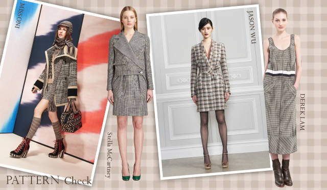 <strong>Chapter.03｜1点投入でシーズン感を演出！　トレンドカラー＆パターン</strong><br />印象画のような繊細な染色、華やかなフラワーモチーフ、エッジィなジオメトリックなど、印象的なパターンをもちいたアイテムが目立った。手軽にトレンド感を演出してくれるトレンドパターンを上手に取り入れ、今年らしいスタイルをまといたい。<br />左からMISSONI（ミッソーニ）、Stella McCartney（ステラマッカートニー）、JASON WU（ジェイソン ウー）、DEREK LAM（デレク ラム）