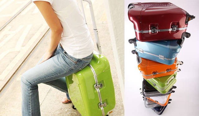 <strong>Alco International｜アルコ インターナショナル</strong>　座れるキャリーケース「SitOn」