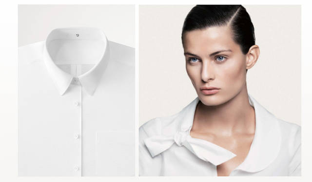 <strong>UNIQLO +J｜ユニクロ プラスジェイ</strong> 左／シャツ 3990円（+J／ユニクロ）、右／シャツ 3990円（+J／ユニクロ 一部店舗とオンラインで販売）