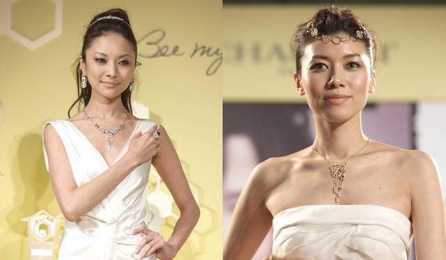 <strong>CHAUMET｜ショーメ</strong> ショーメ「アトラップ・モワ」を身に着けたショーモデルたち。