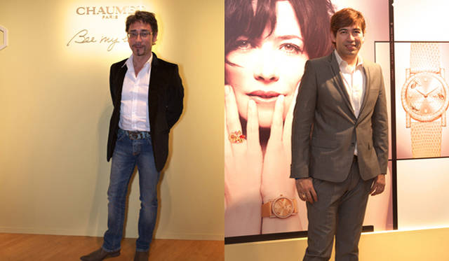 <strong>CHAUMET｜ショーメ</strong> クリス・ペプラーさんと司会を務めたサッシャさん。