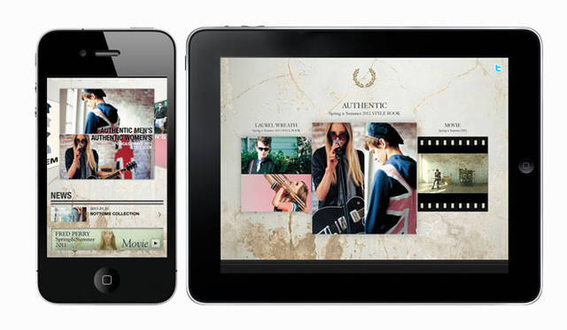<strong>FRED PERRY｜フレッドペリー</strong>　 iPhone&iPadブランドアプリ
