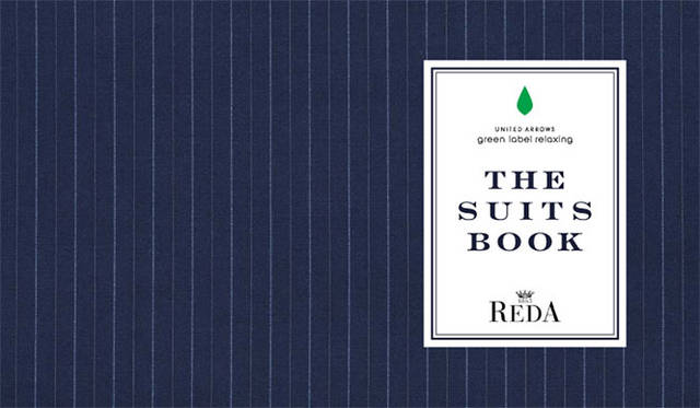 <strong>united arrows green label relaxing｜グリーンレーベル リラクシング</strong>　スペシャルカタログ『THE SUITS BOOK』表紙