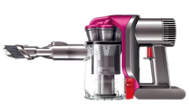 <strong>dyson｜ダイソン</strong>　ハンディクリーナー「DC34（オンライン限定モデル）」 通常モードで15分間（モーターヘッド使用時は13分間）、強モードで6分間の使用が可能。