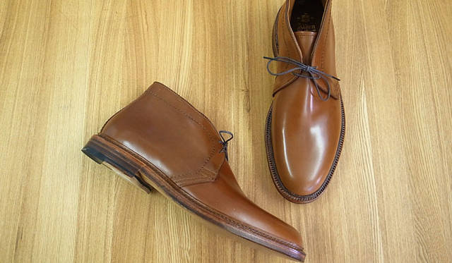 <strong>BARNEYS NEW YORK｜バーニーズ　ニューヨーク</strong>　「ALDEN」チャッカブーツ“WHISKY”カラー