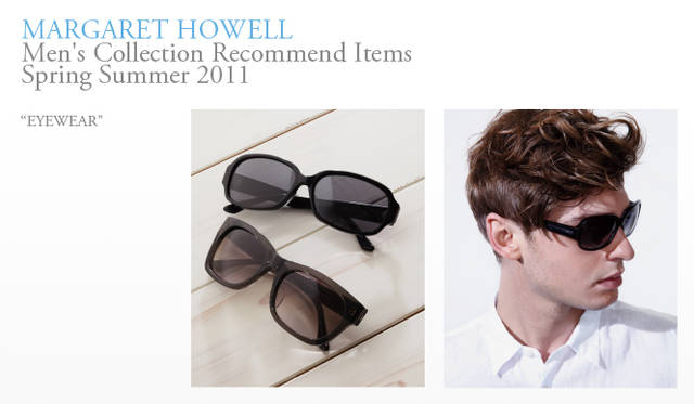 <strong> MARGARET HOWELL｜マーガレット・ハウエル</strong>　サングラス各2万4150円（マーガレット・ハウエル）