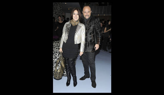 <strong>CATHERINE MALANDRINO｜キャサリン・マランドリーノのNEW YORK通信 vol.07</strong> 公私ともにキャサリンを支える存在であるバーナードと。「彼は私のすべてです!！ バーナードは私にリアルな翼をくれる。そのおかげで私は羽ばたけるんです」（キャサリン）