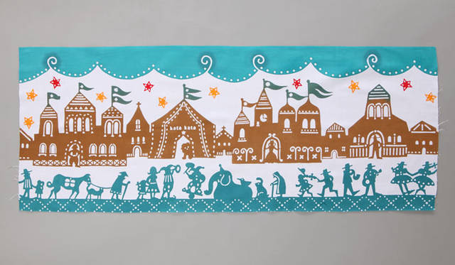 <strong>伊勢丹新宿店｜ISETAN JAPAN SENSES（イセタン ジャパン センスィズ）</strong>　 TOUCH JAPAN NEW CREATION 2011 「Japan Texture Exhibition」　てぬぐい/Katakata