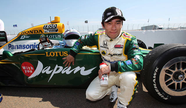 <strong>KV Racing Technology - Lotus｜KV レーシング テクノロジー ロータス</strong>　IRLレーサーの佐藤琢磨。