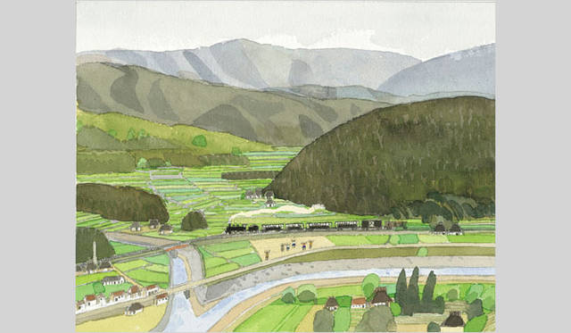 <strong>伊勢丹新宿店｜ISETAN JAPAN SENSES（イセタン ジャパン センスィズ）</strong>　安野光雅美術館開館10周年記念　安野光雅が描く「日本のふるさと情景」展　会場｜本館7階＝催物場　会期｜4月6日（水）～11日（月）